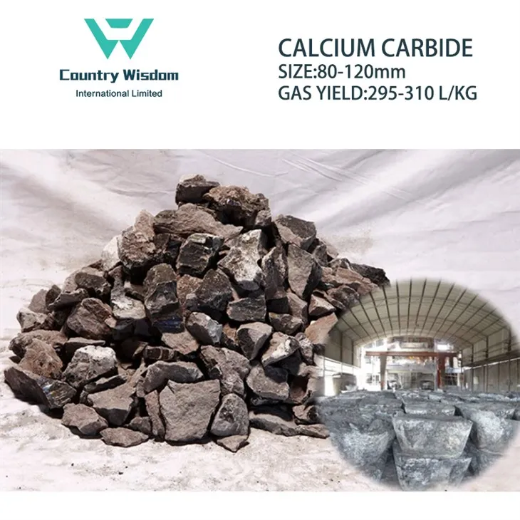 80-120mm Calcium Carbide Gas Yield 295L/Kg Min 50kgs/100kgs/ New Iron Drum