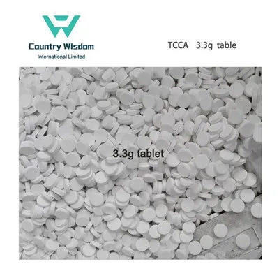 Китайски професионален производител TCCA 3.3g Tablet Химикали за плувен басейн
