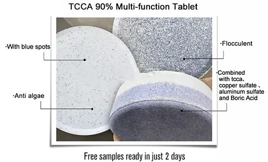 TCCA Multifunction 20g Tablet For Swimming Pool Water Disinfectant