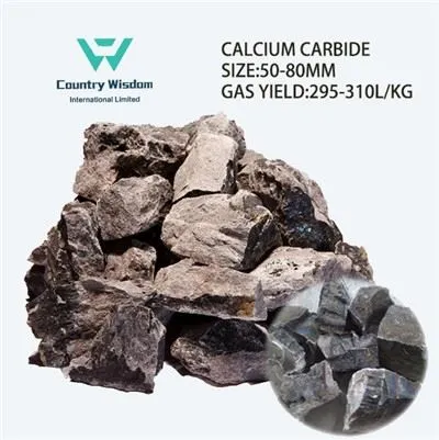 Калциев карбид от промишлен клас 50-80mm 295L/kg